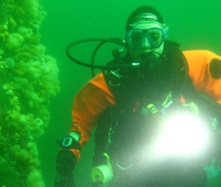  Con una luz submarina 